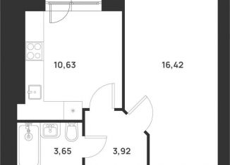 Продается 1-комнатная квартира, 37.6 м2, Тульская область