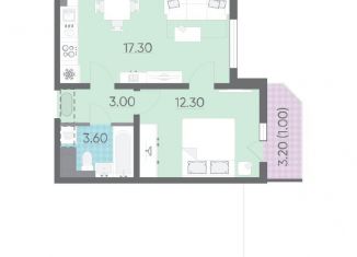 Продается 1-комнатная квартира, 37.2 м2, Санкт-Петербург, ЖК Цивилизация