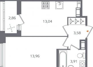 Продажа однокомнатной квартиры, 35.9 м2, Санкт-Петербург, муниципальный округ Финляндский