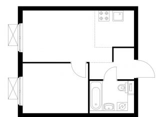 Продажа 2-ком. квартиры, 34.3 м2, Балашиха, ЖК Измайловский Лес