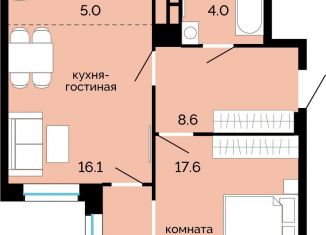 Продам двухкомнатную квартиру, 51.3 м2, Пермский край, улица Куйбышева, 135