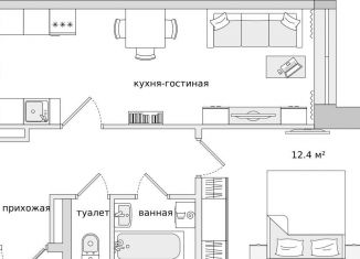 Продажа 1-комнатной квартиры, 47.3 м2, Санкт-Петербург, Волковский проспект, 6, Фрунзенский район