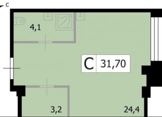 Продаю квартиру студию, 31.7 м2, Москва, Нижегородская улица, 32с15, Нижегородская улица