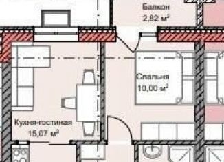 Продам 1-комнатную квартиру, 36.6 м2, Грозный, улица Мамсурова, 5