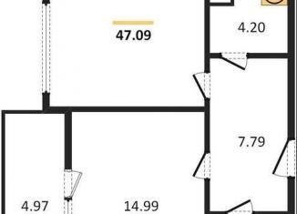 Продается 1-комнатная квартира, 47.1 м2, Воронежская область, Средне-Московская улица, 60