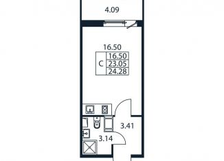 Продаю квартиру студию, 27.1 м2, Мурино