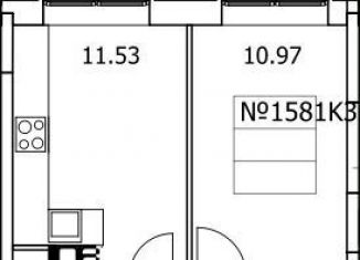 Продам 1-ком. квартиру, 33.2 м2, Московская область