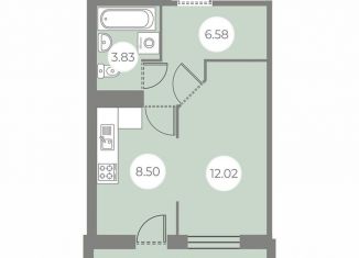 Однокомнатная квартира на продажу, 34.4 м2, Санкт-Петербург, муниципальный округ Шувалово-Озерки