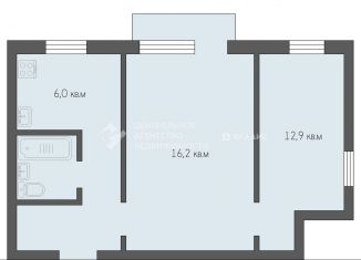 Продам 2-ком. квартиру, 41.1 м2, Рязань, Первомайский проспект