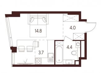 Продаю квартиру студию, 26.9 м2, Москва, САО