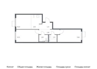 Продаю 2-комнатную квартиру, 59.7 м2, Московская область, жилой комплекс Горки Парк, 6.1