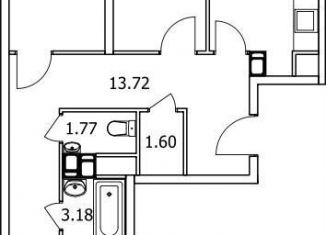 Продается трехкомнатная квартира, 71.3 м2, Московская область