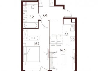 Продается 2-ком. квартира, 48.5 м2, Москва, САО