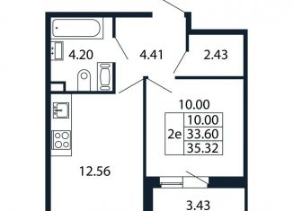 Продам двухкомнатную квартиру, 37 м2, Санкт-Петербург, Приморский район, Арцеуловская аллея, 9