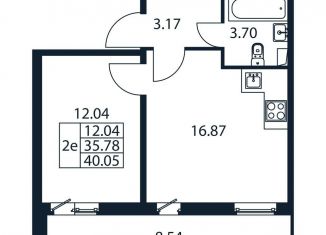 Продажа 2-комнатной квартиры, 44.3 м2, Ленинградская область