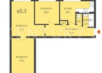 Продаю 3-комнатную квартиру, 65 м2, Санкт-Петербург, Софийская улица, 48к1, Фрунзенский район