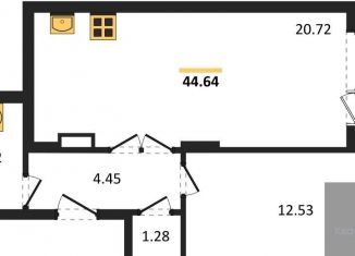 Продажа 1-комнатной квартиры, 44.6 м2, Воронеж, Покровская улица, 19, Коминтерновский район