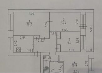 Продам 4-ком. квартиру, 75.3 м2, Удмуртия, улица Будённого, 6