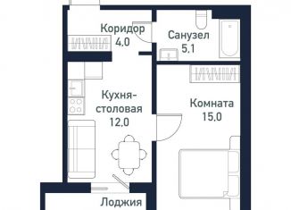 Продается 1-ком. квартира, 36 м2, Челябинская область