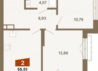 Продаю двухкомнатную квартиру, 55.5 м2, Екатеринбург, Верх-Исетский район