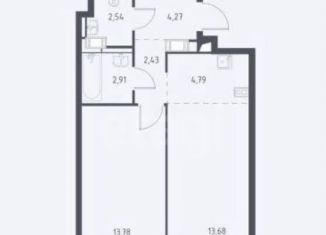 Продается 1-ком. квартира, 44.4 м2, село Ям, ЖК Прибрежный Парк, жилой комплекс Прибрежный Парк, 7.2