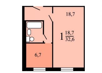 Продаю однокомнатную квартиру, 32.9 м2, Москва, улица Старый Гай, 6, метро Новогиреево