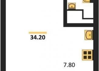 Квартира на продажу студия, 34.2 м2, Воронеж, Железнодорожный район