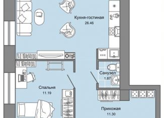 Продаю трехкомнатную квартиру, 68 м2, Киров, Ленинский район, улица 4-й Пятилетки, 82