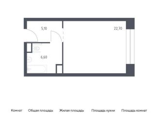 Продается квартира студия, 34.4 м2, Москва, Стремянный переулок, 2, метро Серпуховская