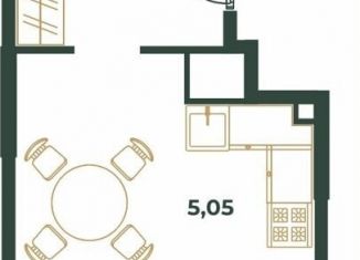 Продам квартиру студию, 35.2 м2, Хабаровский край