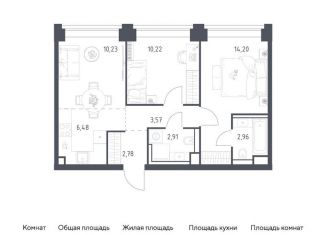 Продаю 2-комнатную квартиру, 53.4 м2, Москва, жилой комплекс Нова, к2, метро Минская