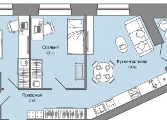 Продаю трехкомнатную квартиру, 57 м2, Ульяновская область, жилой комплекс Город Новаторов, 3