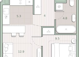 Продается 1-ком. квартира, 36.5 м2, Москва, метро Озёрная