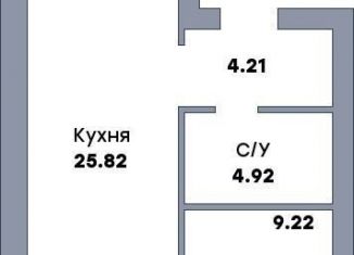 Однокомнатная квартира на продажу, 44.2 м2, Самарская область