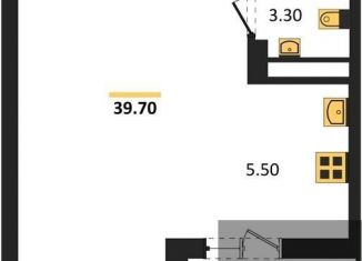 Продается квартира студия, 39.7 м2, Воронежская область