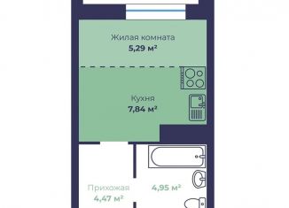 1-ком. квартира на продажу, 24.1 м2, Ярославль, Фрунзенский район