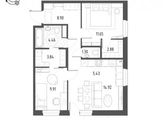 Продается 3-ком. квартира, 64.8 м2, Екатеринбург