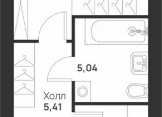 1-ком. квартира на продажу, 52.3 м2, Тула, улица Героев России, 8
