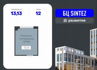 Продажа помещения свободного назначения, 13.13 м2, Воронеж, Новосибирская улица, 13Б, Левобережный район