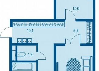 Продается 2-ком. квартира, 69 м2, Краснодар, микрорайон Черемушки