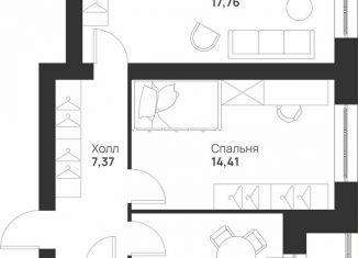 Продажа 2-ком. квартиры, 56 м2, Тула, улица Героя России Зиничева, 8