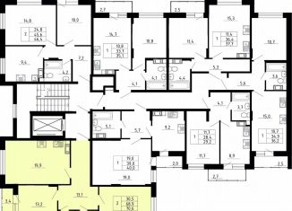 Продаю двухкомнатную квартиру, 68.9 м2, деревня Скотное, Рождественская улица, 2