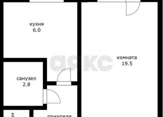 1-комнатная квартира на продажу, 39 м2, Краснодар, улица 70-летия Октября, 16/2, микрорайон Юбилейный