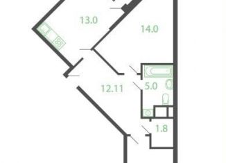 Продажа 2-комнатной квартиры, 61.9 м2, Котельники, микрорайон Новые Котельники, 20
