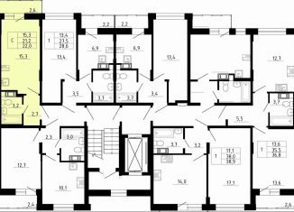 Продается квартира студия, 21.2 м2, деревня Скотное, Рождественская улица, 2