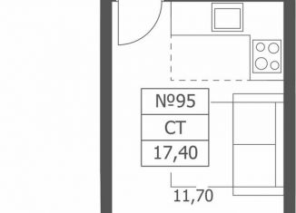 Продаю квартиру студию, 17.4 м2, Ярославль, Большая Октябрьская улица, 85