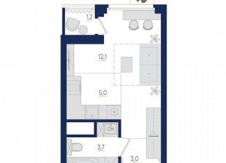 Продается 1-комнатная квартира, 24.4 м2, Республика Башкортостан