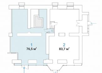 Продается помещение свободного назначения, 76.5 м2, Москва, метро Деловой центр, Брянская улица, 12