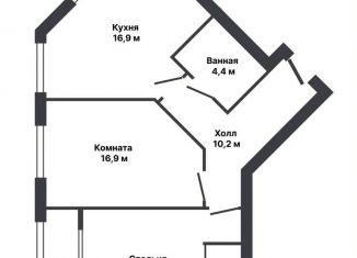 Продаю 2-комнатную квартиру, 67.6 м2, деревня Куюки, 15-й квартал, 1
