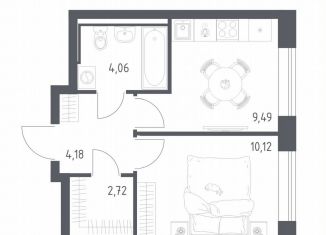Продается 1-ком. квартира, 30.6 м2, Санкт-Петербург, Советский проспект, 10